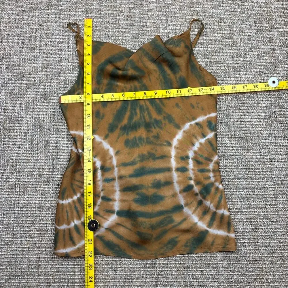 Young Fabulous & Broke Tie Dye Tank | Medium | Brown Green - Picture 6 of 8